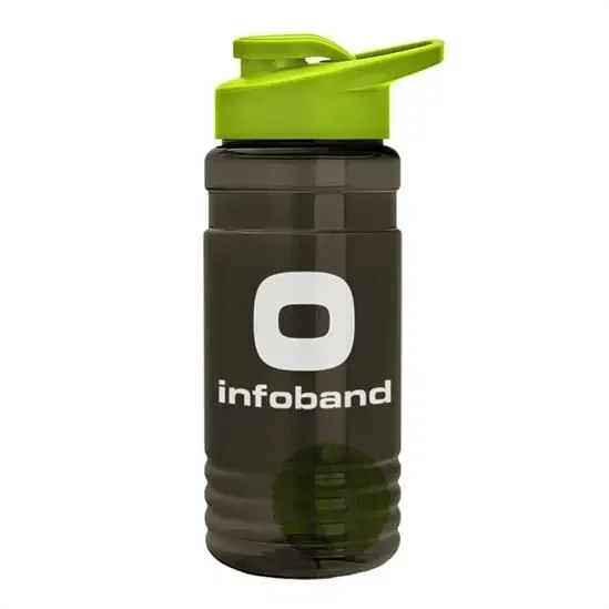 Groove Tritan® Shaker Bottle with Drink-Thru Lid and Mixing Ball (20 oz.) — view 13
