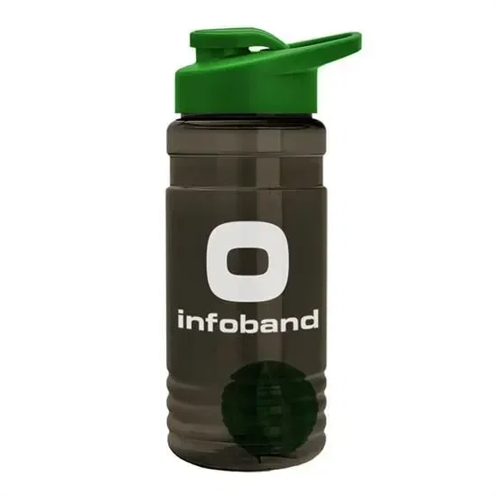 Groove Tritan® Shaker Bottle with Drink-Thru Lid and Mixing Ball (20 oz.) — view 19