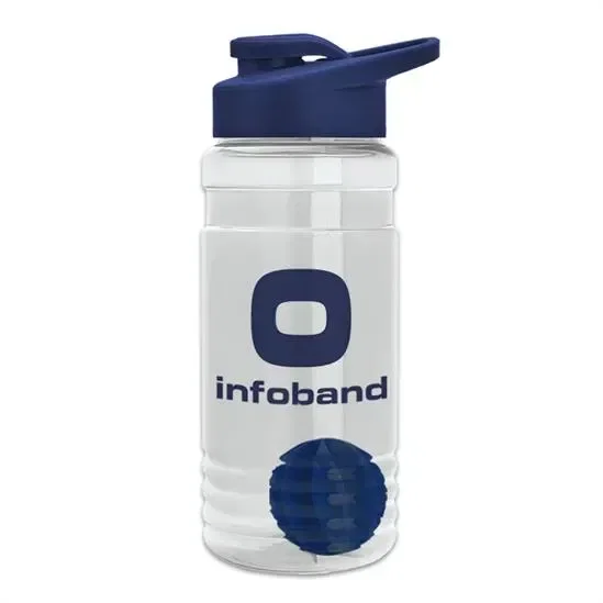 Groove Tritan® Shaker Bottle with Drink-Thru Lid and Mixing Ball (20 oz.) — view 25