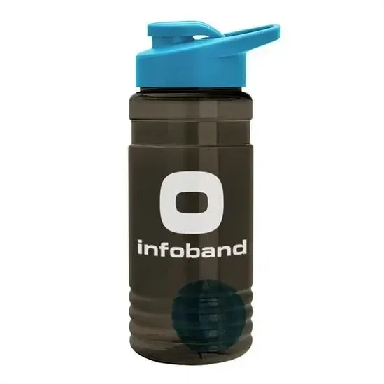 Groove Tritan® Shaker Bottle with Drink-Thru Lid and Mixing Ball (20 oz.) — view 9