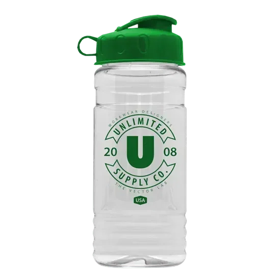 Groove Tritan® Bottle with Flip-Top Lid and Infuser (20 oz.) — view 2