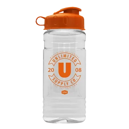 Groove Tritan® Bottle with Flip-Top Lid and Infuser (20 oz.) — view 4