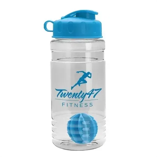 Groove Tritan® Shaker Bottle with Flip-Top Lid and Mixing Ball (20 oz.) — view 6