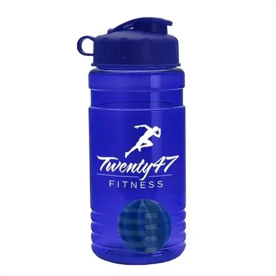 Groove Tritan® Shaker Bottle with Flip-Top Lid and Mixing Ball (20 oz.) — view 8