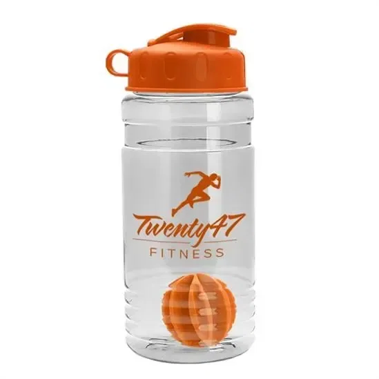 Groove Tritan® Shaker Bottle with Flip-Top Lid and Mixing Ball (20 oz.) — view 9