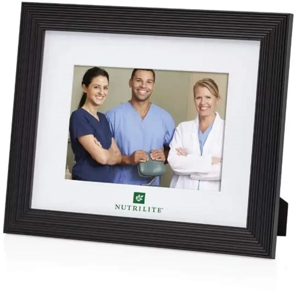Customized Wood Picture Frame with Ebony Finish — view 2