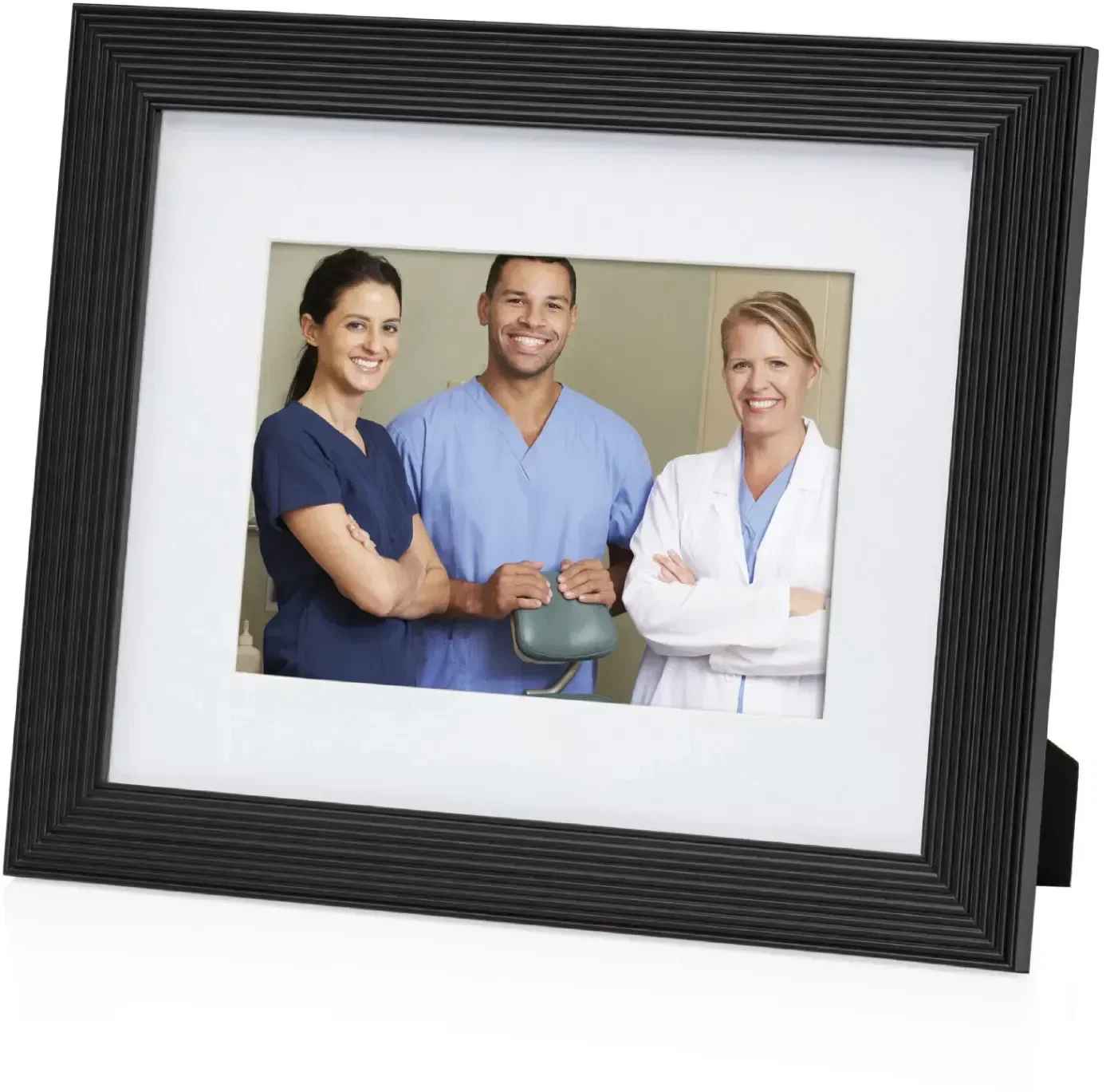 Customized Wood Picture Frame with Ebony Finish — view 3