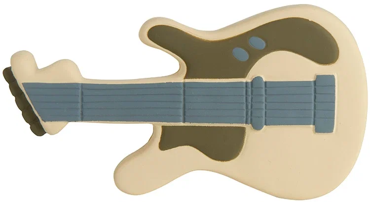 Custom Printed Guitar Stress Reliever — view 2