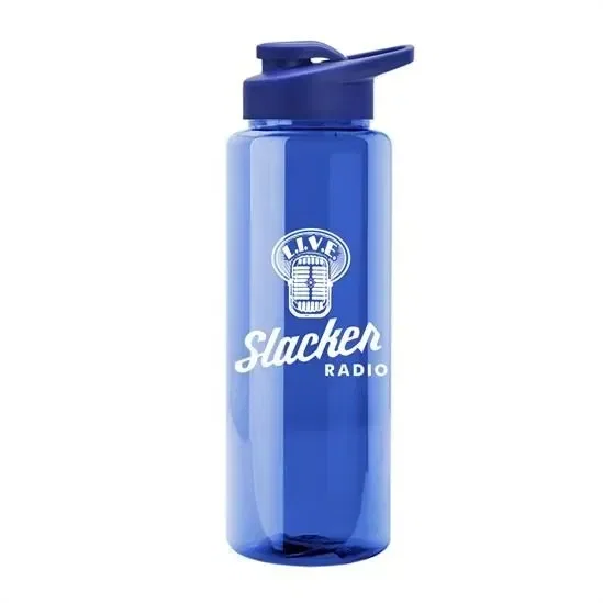 Guzzler Bottle with Drink-Thru Lid (32 oz.) — view 2