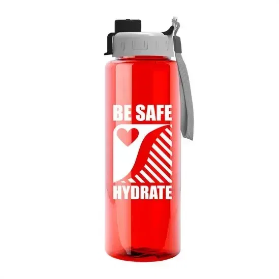 Guzzler Bottle with Quick-Snap Lid (32 oz.) — view 3