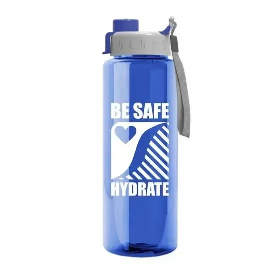 Guzzler Bottle with Quick-Snap Lid (32 oz.) — view 4