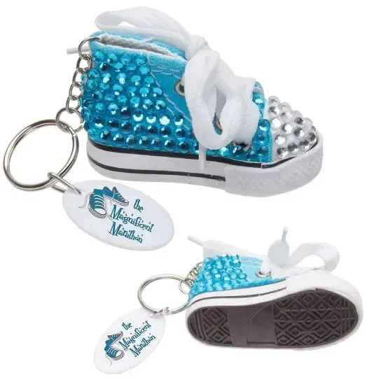 Promotional Gym Shoe Bling Keytag — view 2