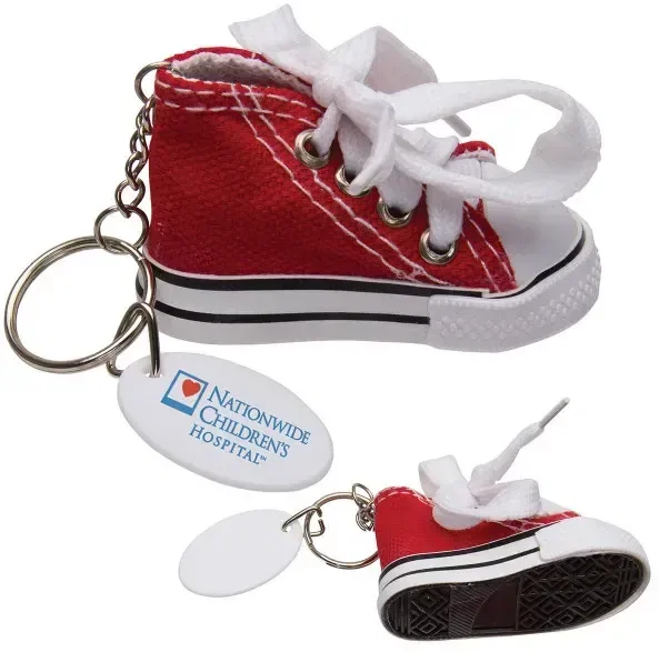 Custom Printed Gym Shoe Keytag — view 4