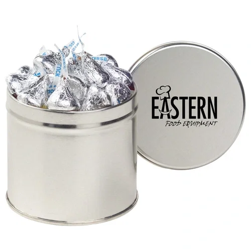 Half Quart Round Tin Canister with Lid — view 10