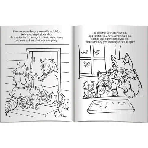 4-count non-toxic Fun Pak crayons bundled with Halloween Haunted Holiday coloring book