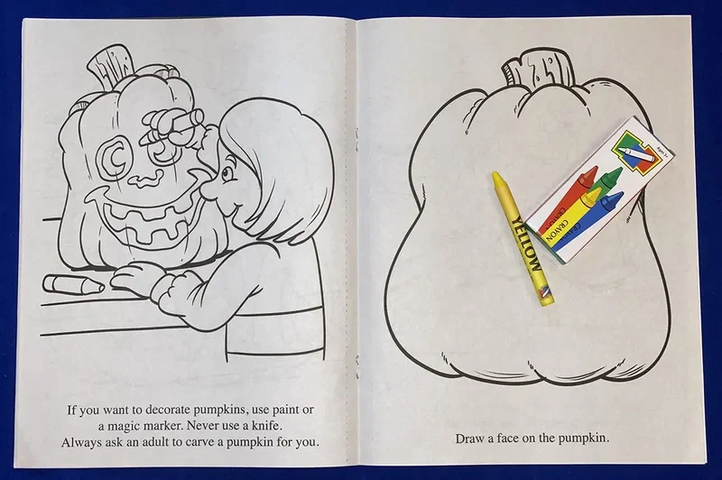 Halloween Safety Coloring Book — view 2