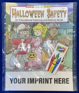 Halloween Safety Coloring Book