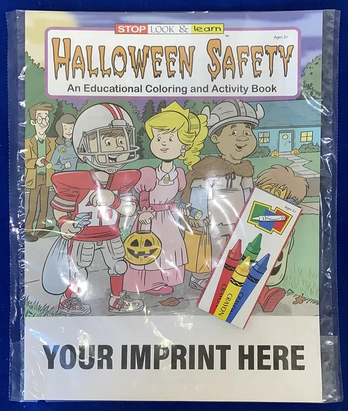 Halloween Safety Coloring Book — view 3