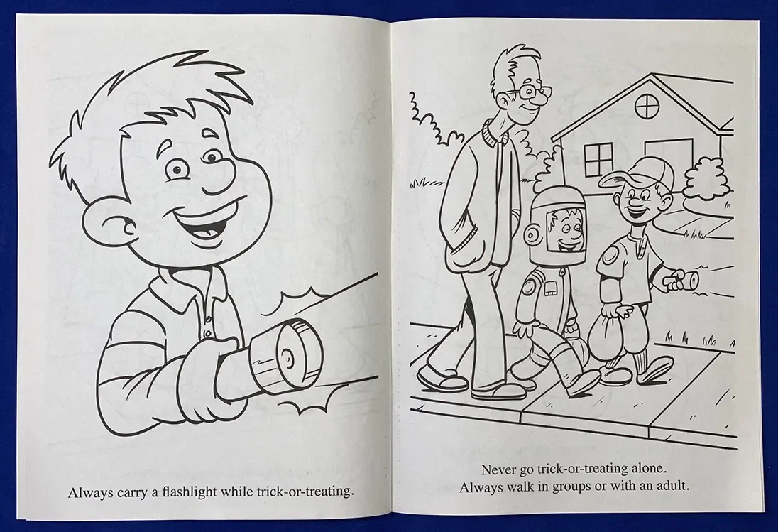 Halloween Safety Coloring Book — view 4