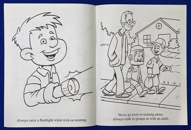 Halloween Safety Coloring Book — view 4