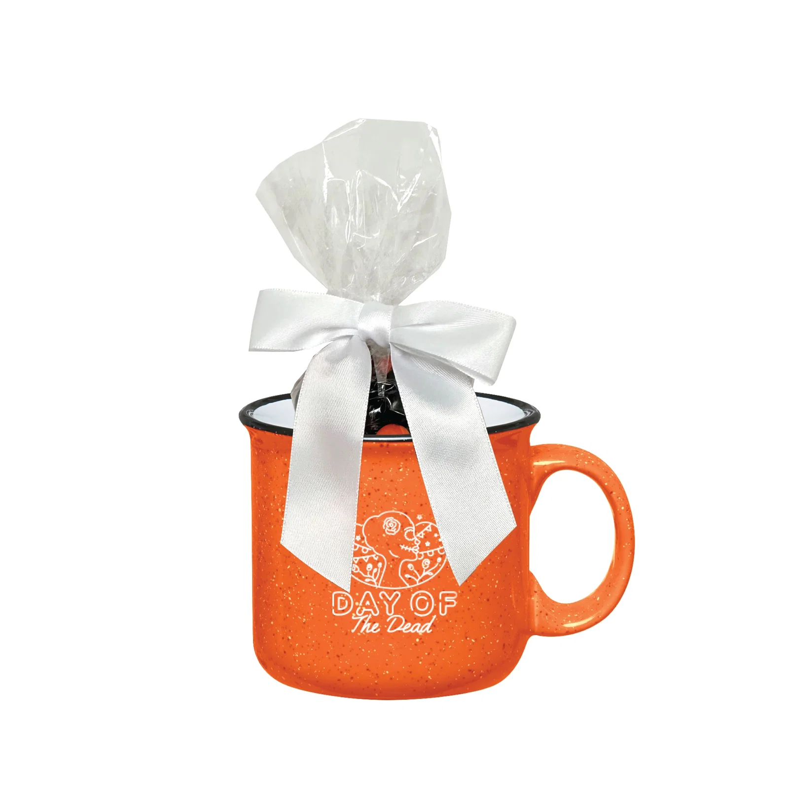 Ribbon detail tied around the mug in the kit