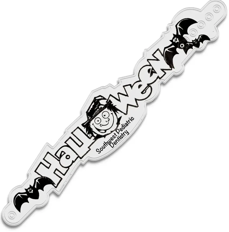 Personalized Reflective Halloween Wristlet — view 19