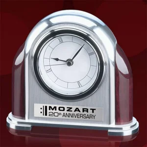 Small Mantle Clock With Full-Color Sublimation Plate