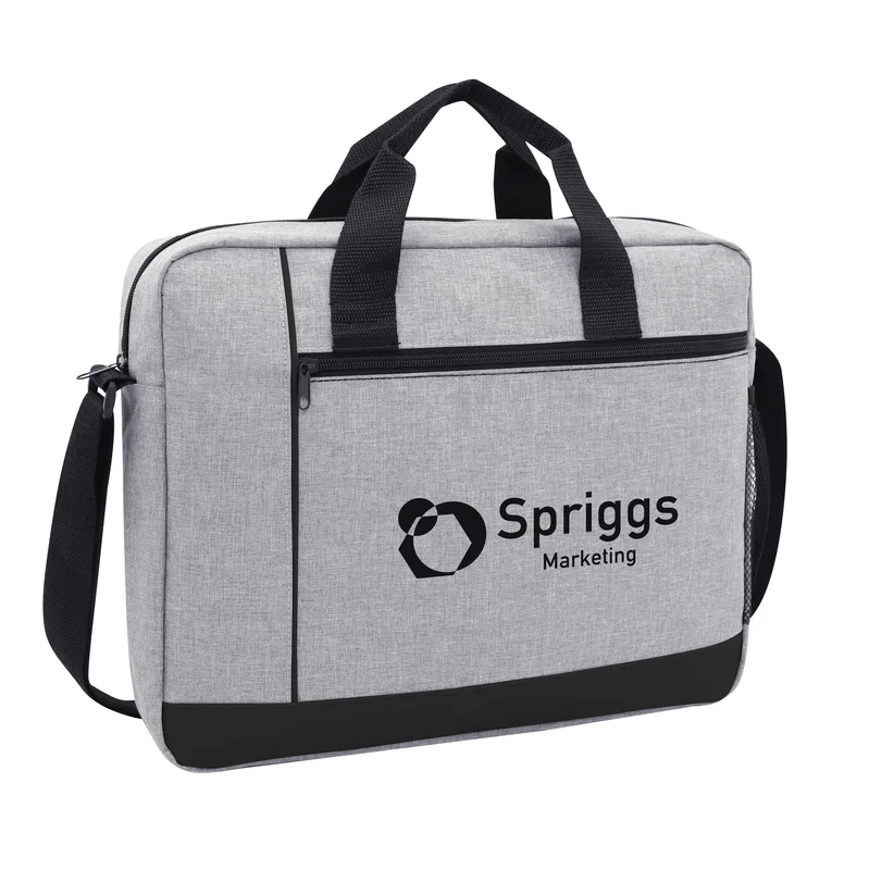 Hancock Heathered Laptop Briefcase — view 4