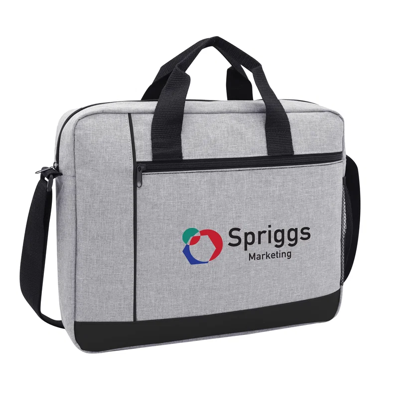 Hancock Heathered Laptop Briefcase — view 5