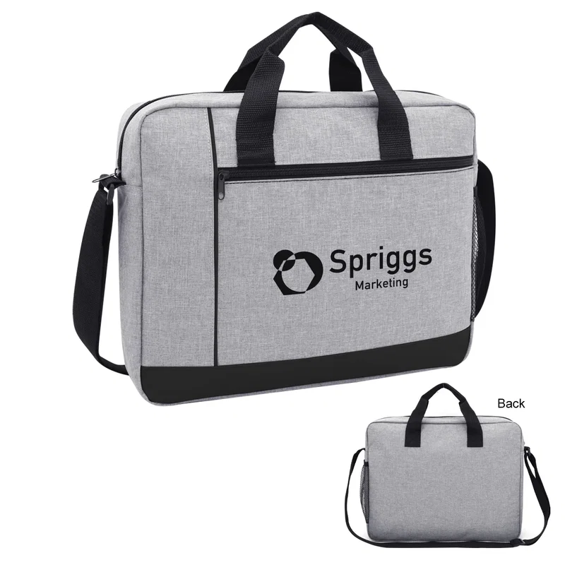 Hancock Heathered Laptop Briefcase — view 6