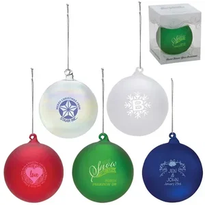 Custom Hand Blown Glass Ornament