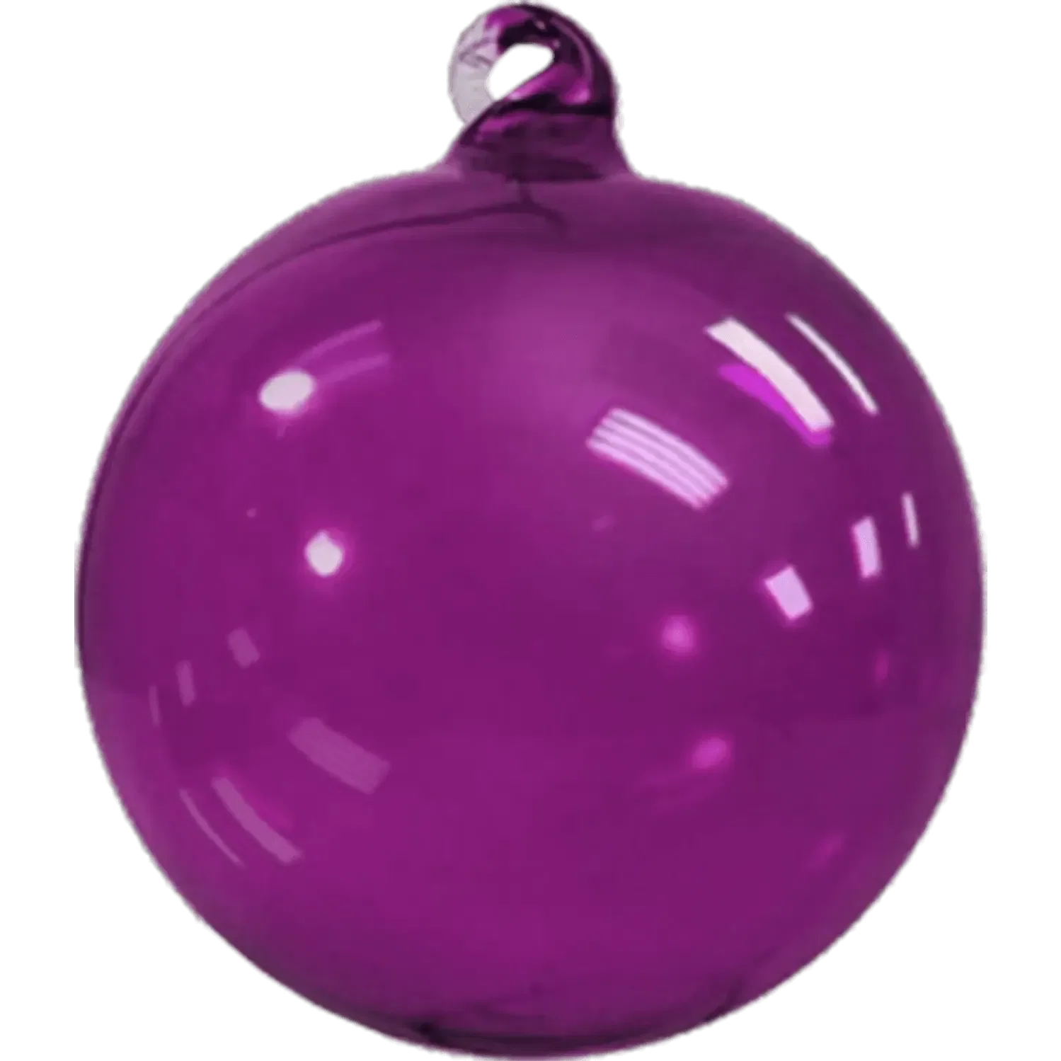 Hand Blown Glass Ornament (3") — view 4