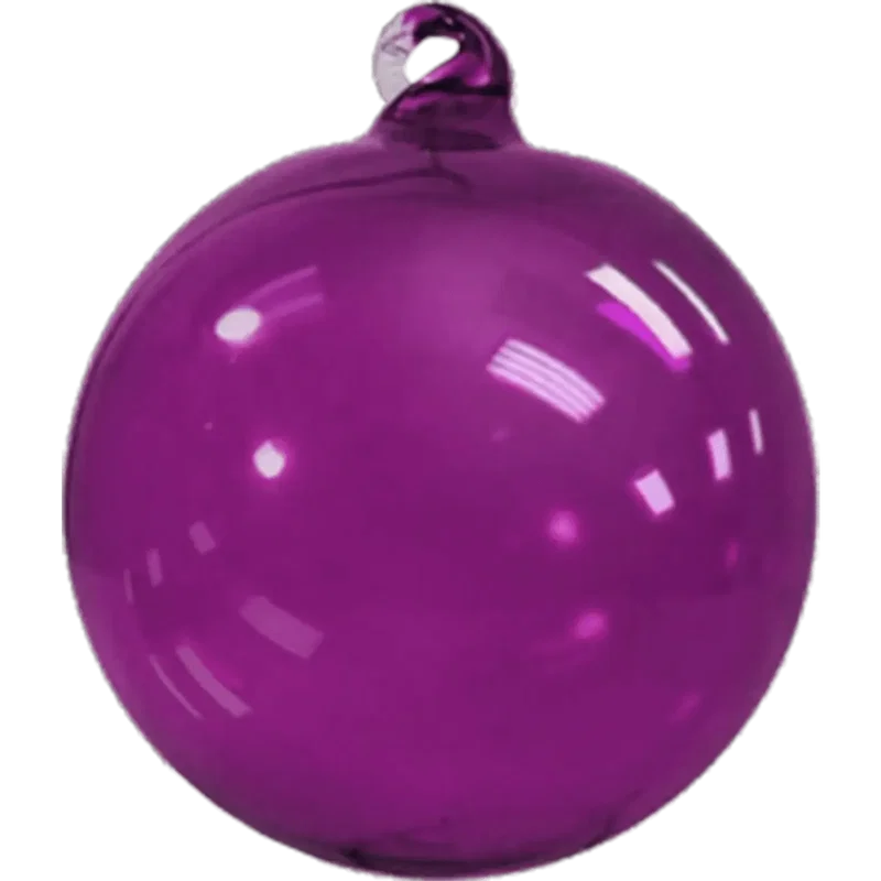Hand Blown Glass Ornament (3") — view 4