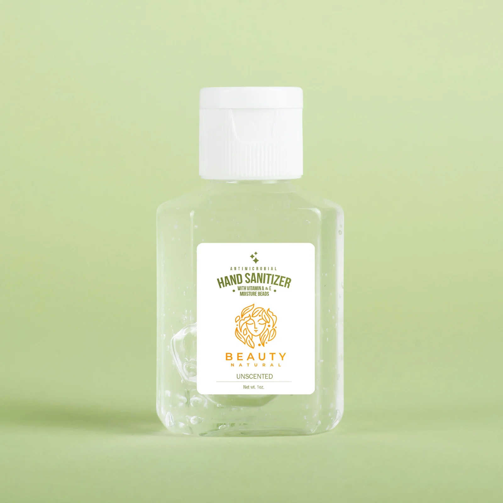 Hand Sanitizer Gel: 1 oz Rectangle Bottle