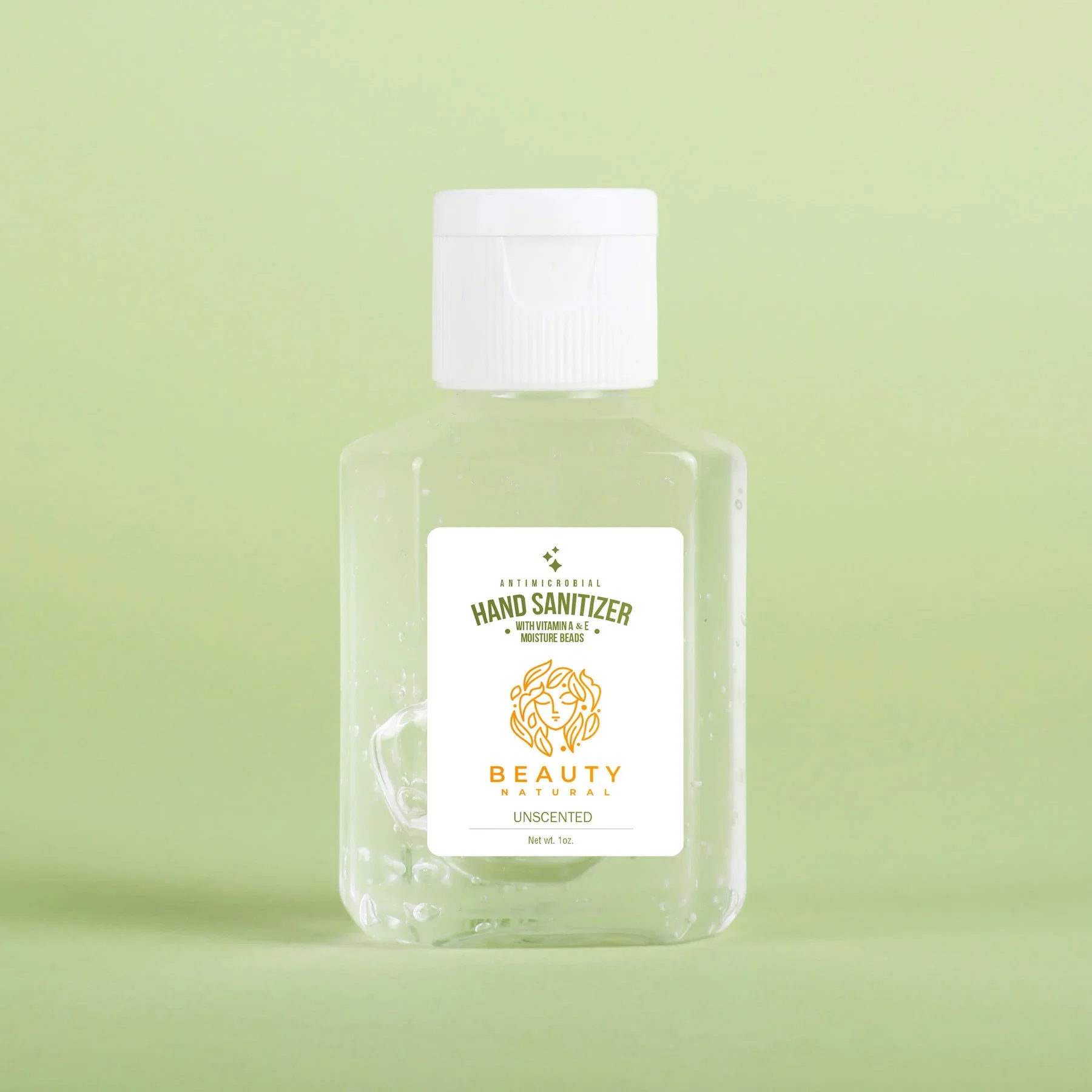 Hand Sanitizer Gel: 1 oz Rectangle Bottle