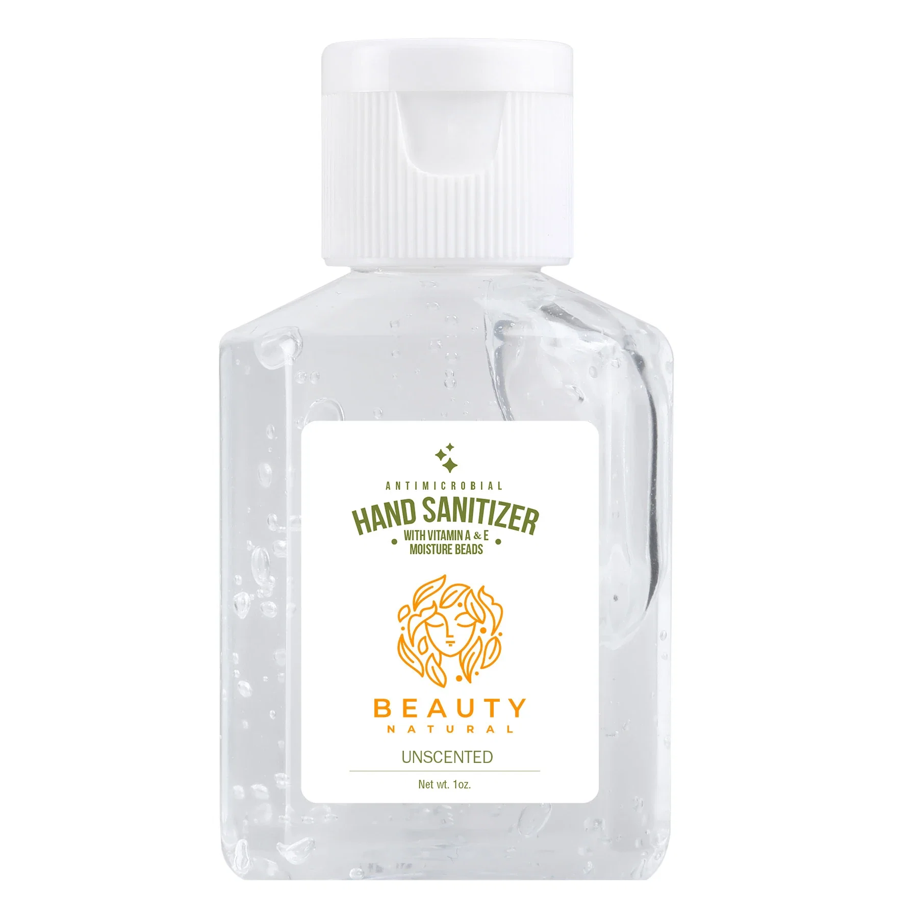 Hand Sanitizer Gel: 1 oz Rectangle Bottle — view 3