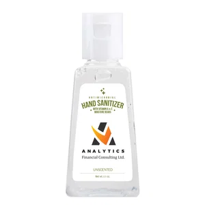 Carry-On Hand Sanitizer Gel, 1 oz Triangle Bottle, 62% Alcohol