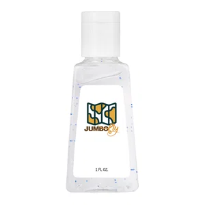 Hand Sanitizer Gel With Moisture Beads: 1 Oz Triangle Bottle