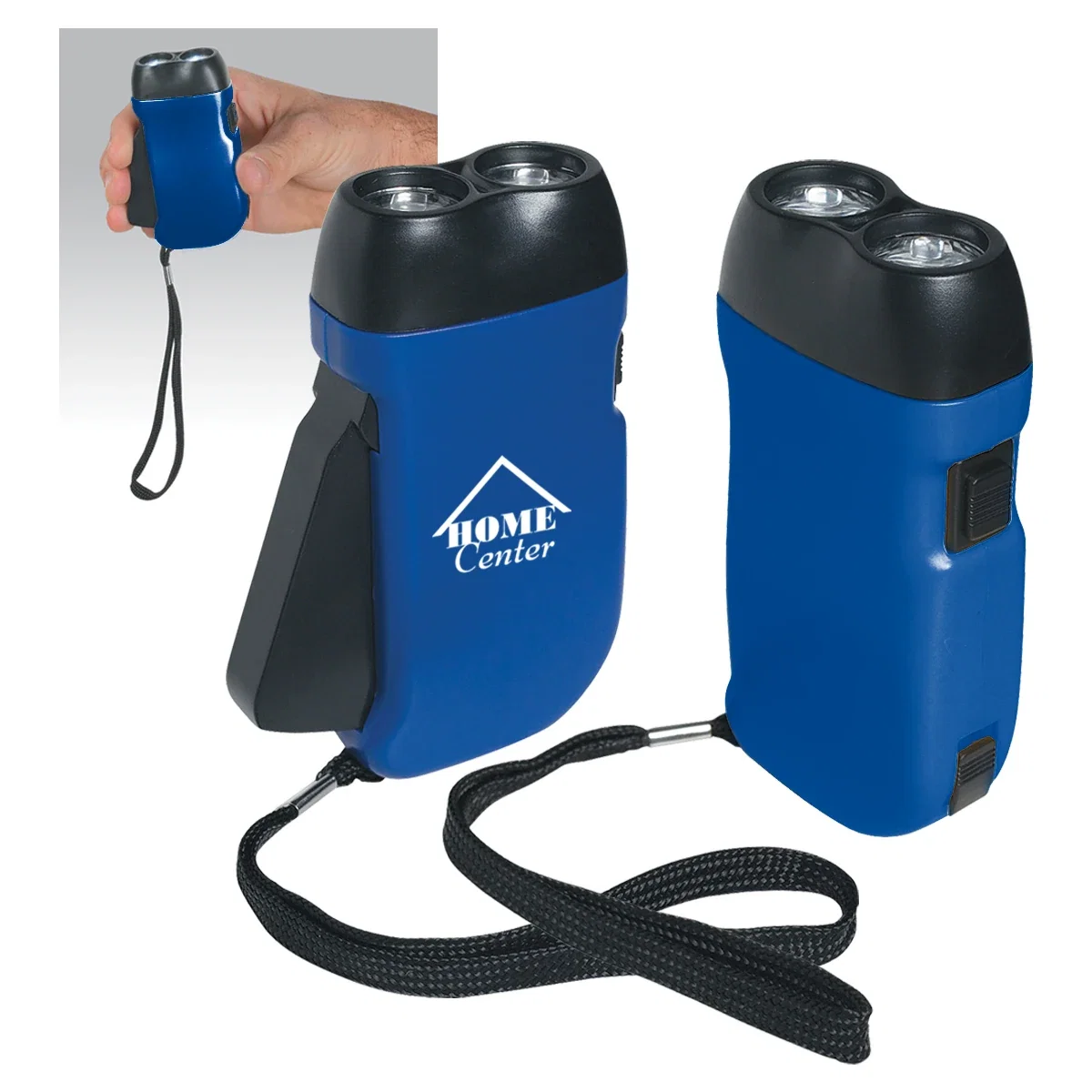 Front lens of the compact camping light