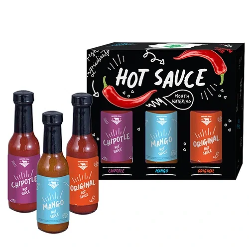 Handcrafted Hot Sauce Trio Gift Set — view 2