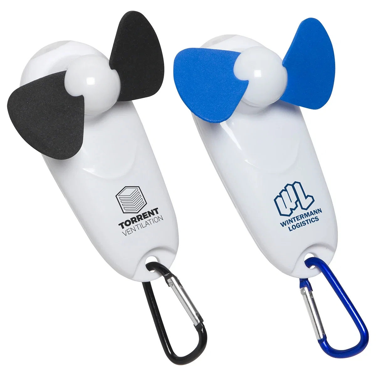Close-up of logo-ready body on custom Handy Breeze fan and light