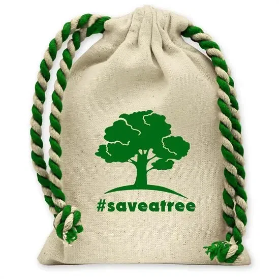 Handy Canvas Drawstring Pouch