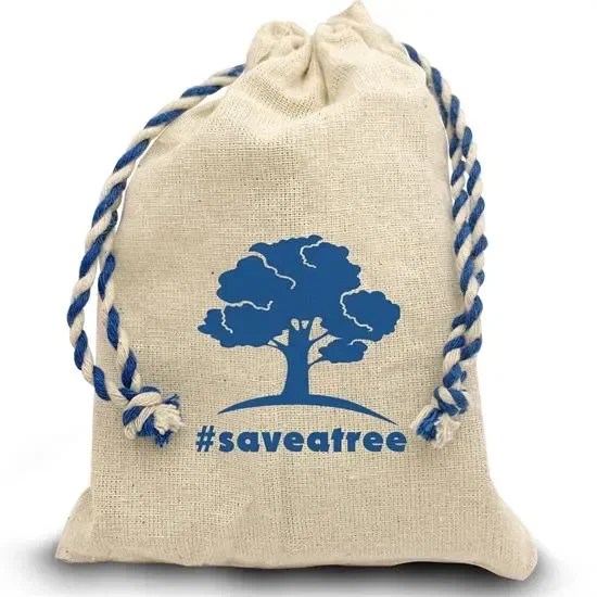 Handy Canvas Drawstring Pouch — view 4