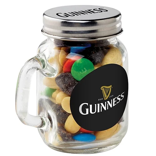 Handy Mini Glass Mason Jar with Handle — view 4