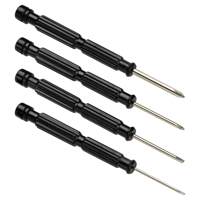 Handyman Mini Screwdriver Set opened to show all four tools in the set