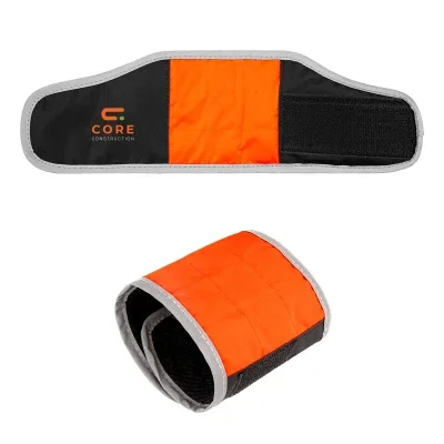 Magnet strip sewn into the face of the tool holder