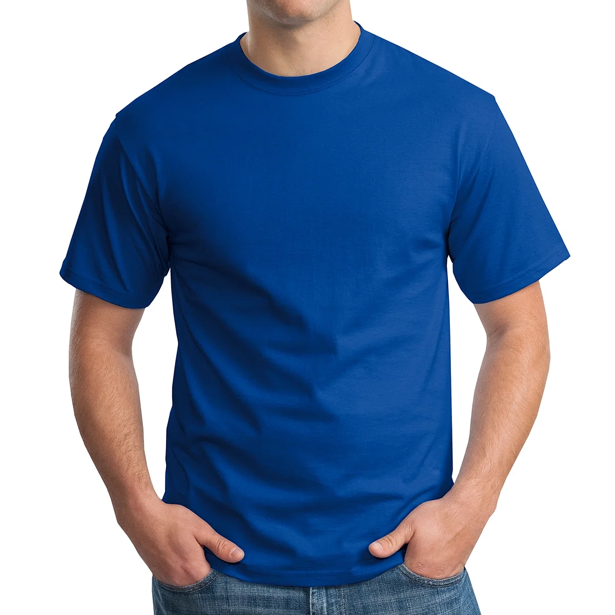 Sleeve hem and side seam seen up close