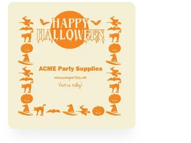 Happy Halloween Jumbo Square Jar Opener