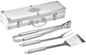 Personalized Hard Case 3 Piece BBQ Set