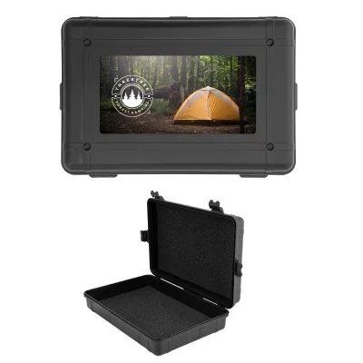 Case opened to reveal the padded interior